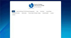 Desktop Screenshot of coolumcollege.org.au
